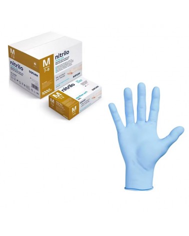 LUVAS NITRILO S/ PO SOFT BLUE 3.0g CX.100 T/M