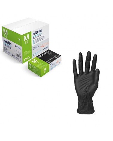 LUVAS NITRILO S/ PO BLACK 3.5g CX.100 T/L