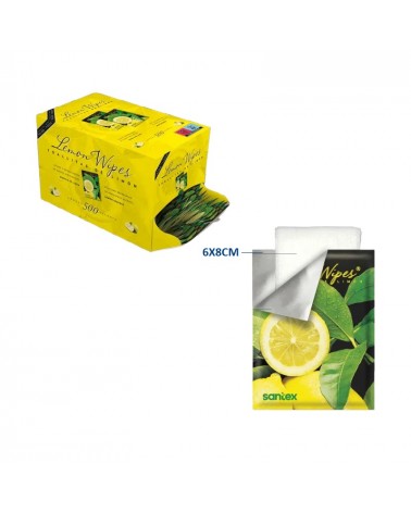 TOALHETES DE LIMAO TECIDO/NÃO TECIDO 500 UND