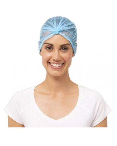 TOUCA CLIP ACORDEAO AZUL PP 100 UND.