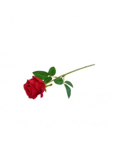 FLOR ARTIFICIAL - PE DE ROSA COR VERMELHO 44CM