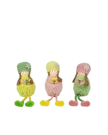 MENINA SENTADA 17CM SQ-15324