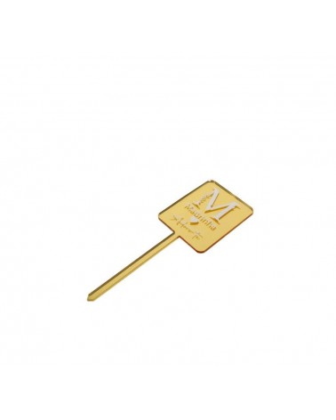 ACRILICO- ESPETO "MADRINHA ADORO-TE" 14X5CM