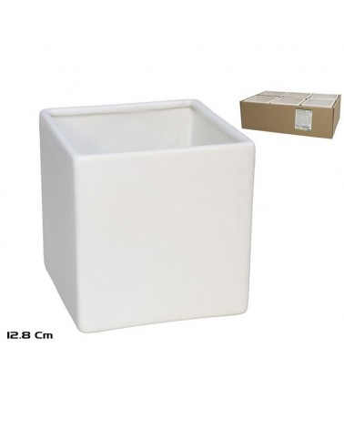 VASO CERAMICA BR. 12.8x12.8x12CM
