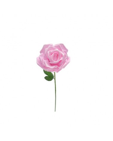 FLOR ARTIFICIAL EVA- PE DE ROSA COR ROSA 25X75CM