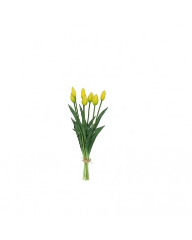 TULIPAS x7 AMARELAS 45CM