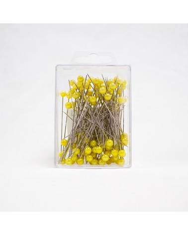 ALFINETES 10mm/50pcs AMARELO