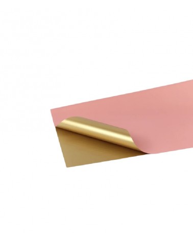 PAPEL QUAD. OURO/ROSA 58X58 PACK20 LS-14549