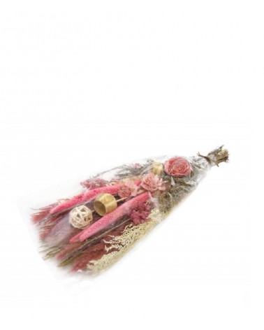 FLOR SECA- RAMO FLORES ROSA 76cm
