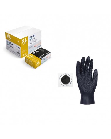 LUVAS NITRILO FLASH BLACK POWER 8.5g CX.50 T/L