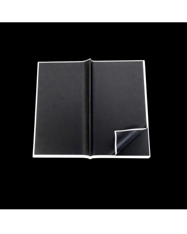 EMB. 20 FOLHAS CELOFANE PRETA C/FIO 57cmX57cm