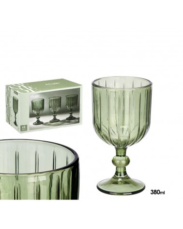 CALICE VINHO RISCAS 380ML VERDE