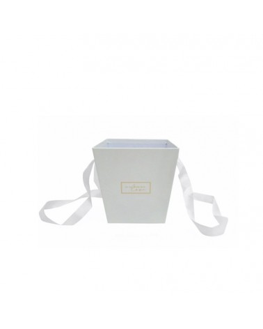 CAIXA CARTAO QUAD. BRANCO 14x11x15cm
