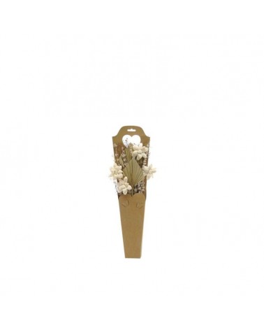 FLOR SECA- RAMO FLORES COR NATURAL 50CM