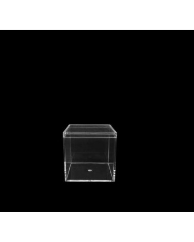 ACRILICO- CAIXA QUADRADA TRANSPARENTE 6X6X6CM