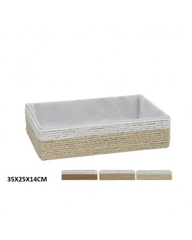 CESTA NAYA NATURAL 35X25X14CM