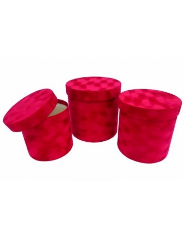 CONJ. 3 CAIXAS CARTAO RED. 19X19CM