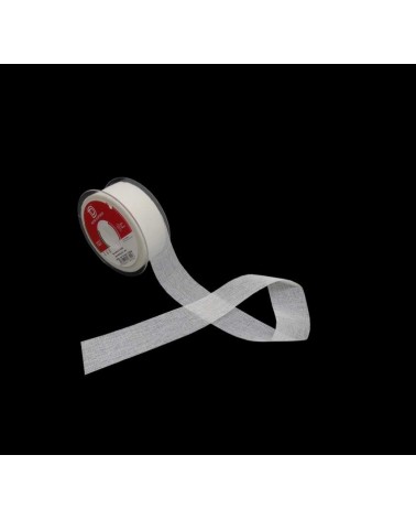 ROLO NASTRO "LINO" BRANCO 40MMX25MT