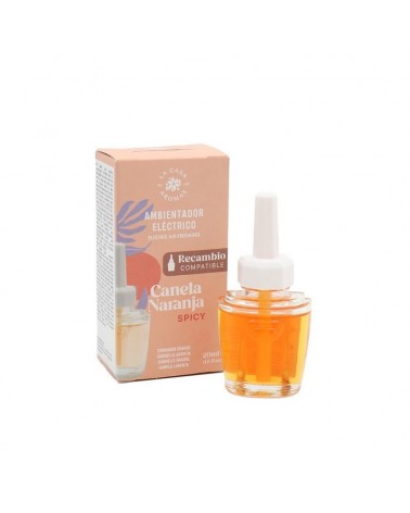 AMBIENTADOR ELETRICO CANELA/LARANJA 20ML LA CASA