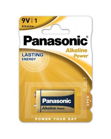 PILHA ALKALINE PANASONIC 9V