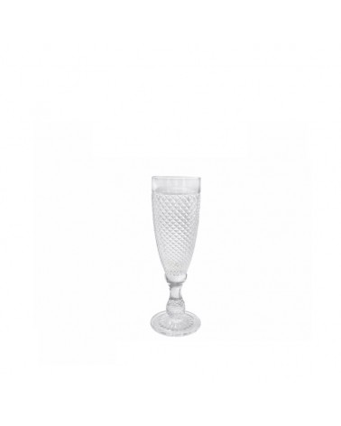 VIDRO-COPO CHAMPANHE 150ml DIAMOND 7x20cm