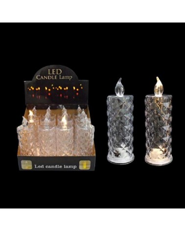 VELA LED COR BRANCO QUENTE 5X15CM