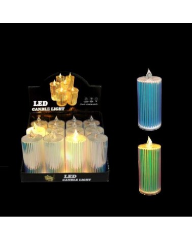 VELA LED COR BRANCO QUENTE 6X6X14CM