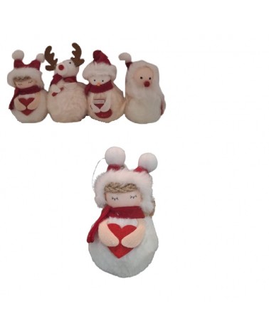 NATAL- FIGURA P/PENDURAR 12CM