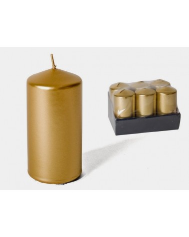 VELA 12CM DOURADA