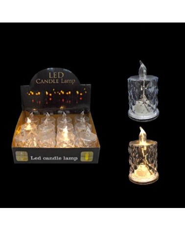 VELA LED COR BRANCO QUENTE 5X9CM