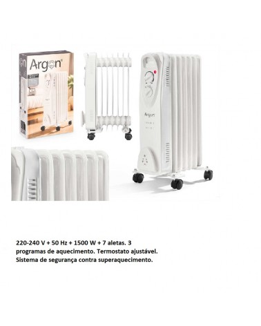 ARGON- RADIADOR 7 ELEMENTOS 1500W