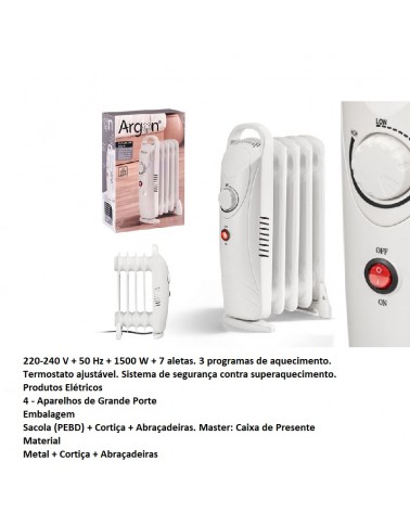 ARGON- RADIADOR 5 ELEMENTOS 650W