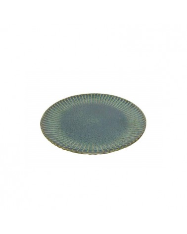 CERAMICA GRES- PRATO RASO VERDE 26CM
