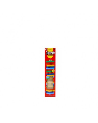 BRINQUEDO- MADEIRA "JENGA" 8X8X37CM