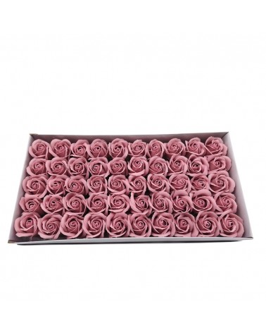 FLOR ARTIFICIAL- ROSAS SABAO 5CM ROSA VELHO CX.50