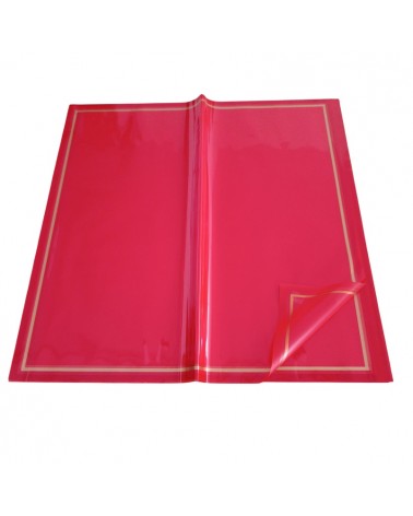 EMB. 20 FOLHAS CELOFANE VERMELHO 58cmX58cm
