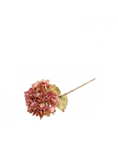 FLOR ARTIFICIAL- PE HORTENSIA COR ROSA 53CM