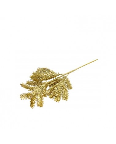 FLOR ARTIFICIAL- PE FOLHAGEM COR DOURADO 58CM