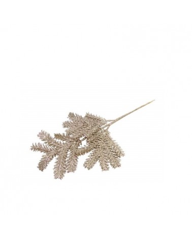 FLOR ARTIFICIAL- PE FOLHAGEM COR CHAMPANHE 58CM