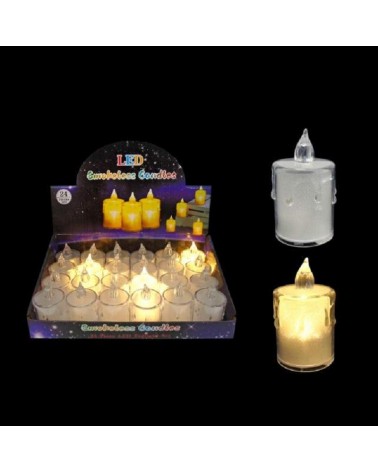 VELA LED COR BRANCO QUENTE 3X6CM