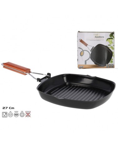GRELHADOR ANTI-ADERENTE 27X27XCM