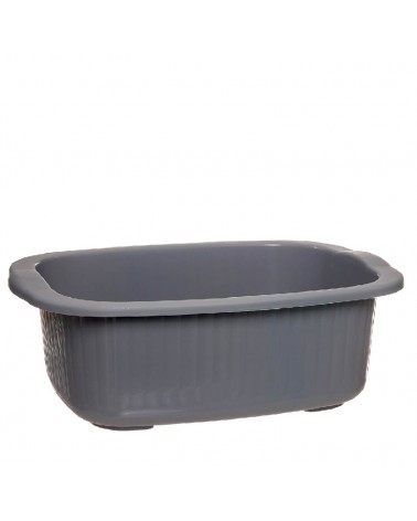 BACIA PLASTICO BAC 15L CINZA