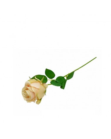 FLOR ARTIFICIAL- PE DE ROSA COR ROSA CLARO 49CM