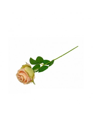 FLOR ARTIFICIAL- PE DE ROSA COR ROSA CLARO 49CM