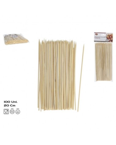 ESPETOS BAMBU 20CM PACK100