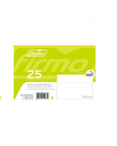 ENVELOPE PACK25 114X162MM SILICONE