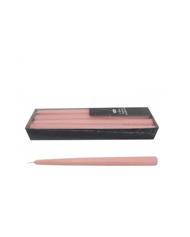 VELA-PACK 8 VELAS DIPPINGS ROSA 1328 2,2x28cm