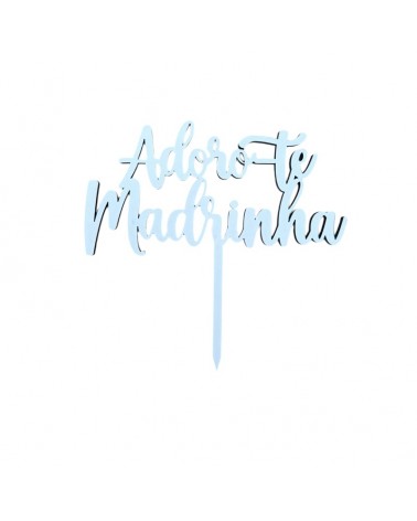 MADEIRA- ADORO-TE MADRINHA C/PE BR.10CM