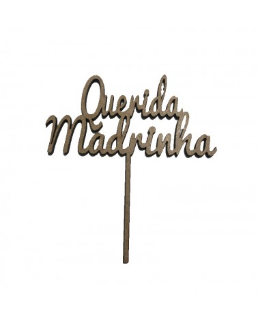 MADEIRA- QUERIDA MADRINHA C/PE 10CM