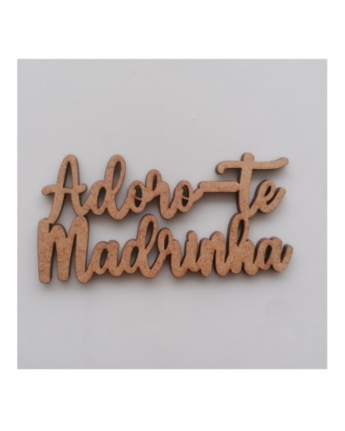 MADEIRA- ADORO-TE MADRINHA CAST. 6CM 